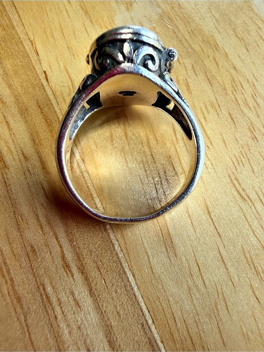 Sterling Silver Cross Ring-size 8.5 - Picture 4 of 7